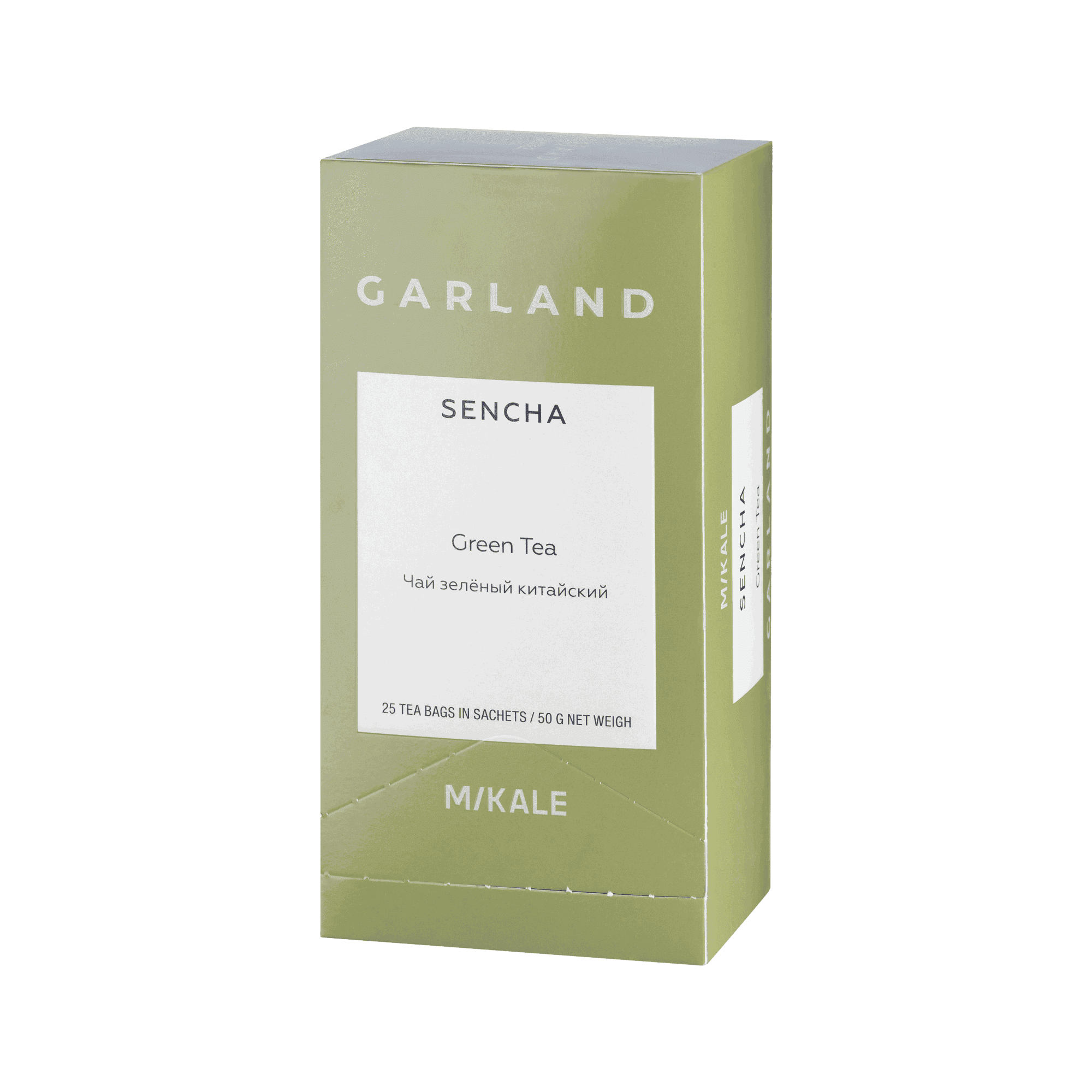 Чай GE 25х2 г зеленый Сенча (Sencha) пакет для чашки